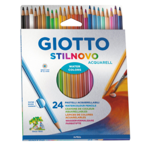 Matite acquerellabili GIOTTO Stilnovo - Colori Assortiti water colors - Ømina 3,3 mm - F255800 (conf.24)