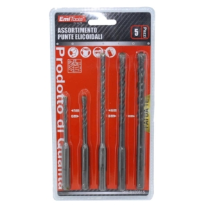 Kit punte da muro ad innesto Emi per tassellatore - attacco SDS - 8100813 (conf.5)