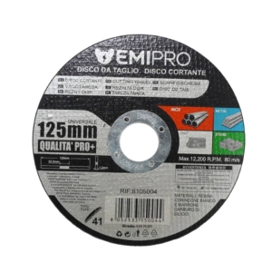 Disco da taglio Emi acciaio per flessibile - 125x1,6x22 mm - 8105004