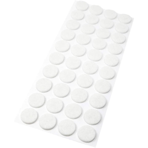 Feltrino adesivo tondo Emi Ø20 mm - Bianco - 8509074 (conf.44)