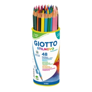 Matite acquerellabili GIOTTO Stilnovo Colori Assortiti water colors - Ømina 3,3 mm - F516100 (conf.48)
