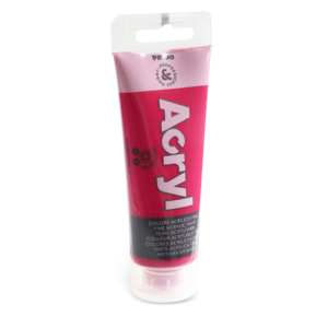 Colore acrilico Primo in tubetto in polietilene 75 ml Rosso Magenta 420TA75301