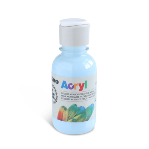 Colore acrilico Primo in bottiglia in PET con tappo dosatore 125 ml acqua marina - 402TA125512
