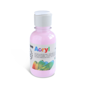 Colore acrilico Primo in bottiglia PET con tappo dosatore 125 ml Rosa 402TA125340