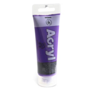 Colore acrilico Primo in bottiglia PET con tappo dosatore 75 ml Viola - 420TA75400