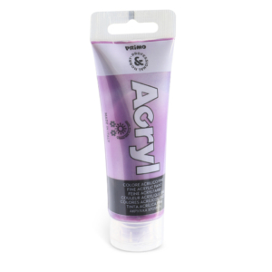 Colore acrilico Primo in bottiglia PET con tappo dosatore 75 ml Viola Rosso - 420TAM75420