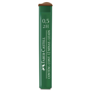 Mine Faber Castell Poly - Ø0,5 mm 2H - 521512 (conf.12)