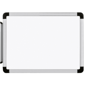 Lavagna magnetica Bianca Lebez - cornice in alluminio - 45x60 cm - 2781