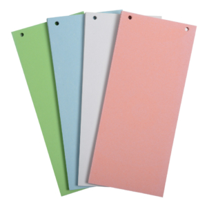 Separatore per archivio formato 105x240 mm Colori Assortiti - 13495B (conf.100)