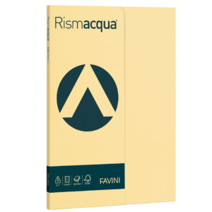Carta colorata Favini Rismacqua colori tenui 90g/m² A4 - risma da 100 fogli camoscio