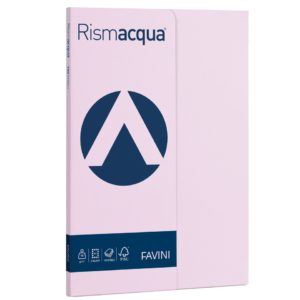 Carta colorata Favini Rismacqua colori tenui 90g/m² A4 - risma da 100 fogli Lilla - A699144