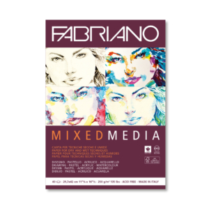 Blocco belle arti Fabiano mixed media 40 fogli A3 - 250g/m² - 19100382