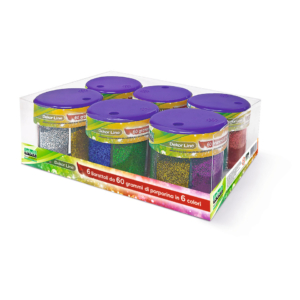 Porporina Lebez Dekor Line in barattolo 60gr - Colori Assortiti - 80318 (conf.6)
