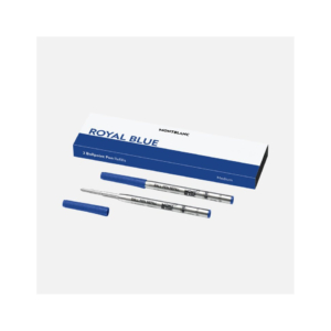 Refill per penne a sfera Montblanc punta media - Blu - MB128214 (conf.2)