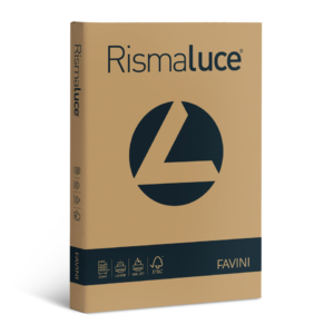 Carta colorata Favini Rismaluce colori forti 90g/m² A4 - risma da 300 fogli deserto - A667304