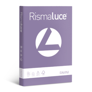 Carta colorata Favini Rismaluce colori forti 90g/m² A4 - risma da 300 fogli violetto - A66J304
