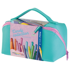 Astuccio Pochette XL penne Tratto Pen Candy collection - punta sintetica - F813600 (conf.24)