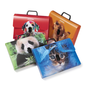 Valigetta Ri.Plast in plastica Animal Friends Collection formato 28x38x5 cm 64EP16