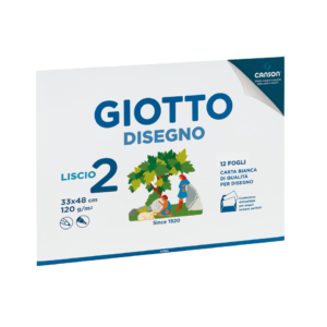 Album da disegno GIOTTO 2 33x48 cm - 12 fogli - 120g/m² - liscio F583300 (conf.10)