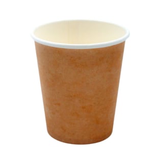 Bicchiere in cartoncino Le Nappage 20 cl senza plastica - kraft 61014RC (conf.50)