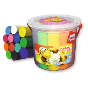 Pasta da Modellare CWR KIDDY CLAY in secchiello Colori Assortiti 10569