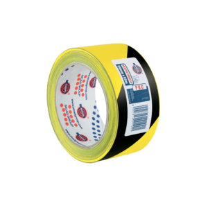Nastro di sicurezza Eurocel nero/Giallo in PVC - 50 mm x 66 m - 1000000398